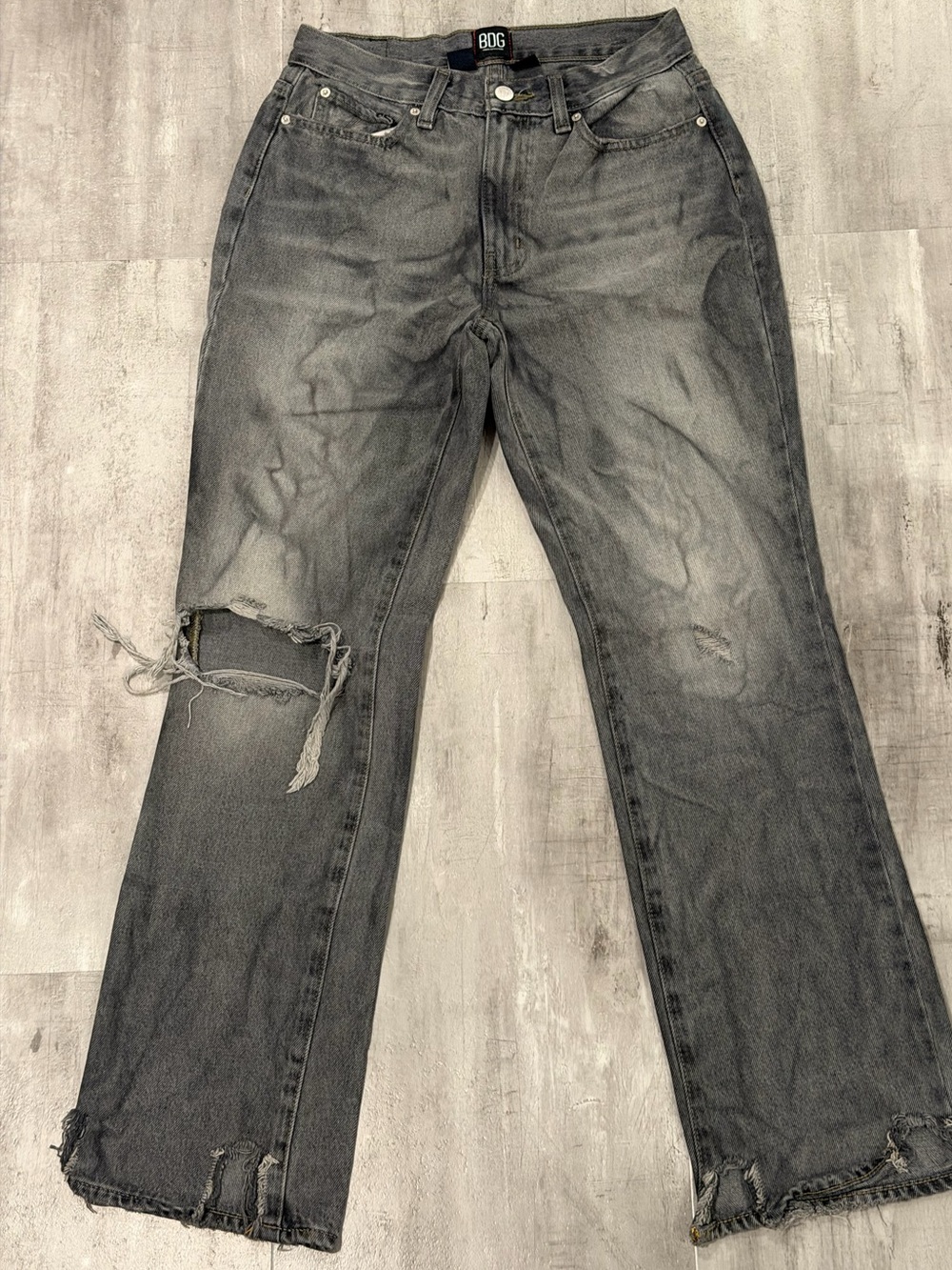 BDG Women's Boot Cut Jeans - Washed Black